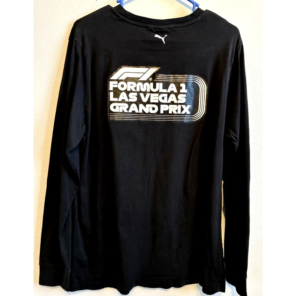 Puma Formula 1 Grand Prix Las Vegas 2024 Staff Long Sleeve Tee Shirt Mens L